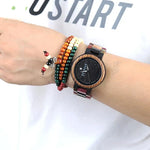 Colourful wooden watch nz
