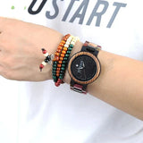 Colourful wooden watch nz