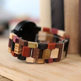 Colourful wooden watch nz