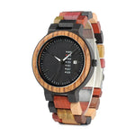 Colourful wooden watch nz
