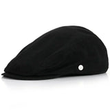 Comfortable Flat cap Black nz