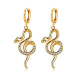 Comfortable Gold snake earrings nz