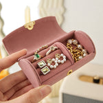 Compact Travel Jewellery Box Pink nz
