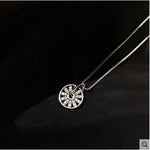 Compass necklace women Silver nz