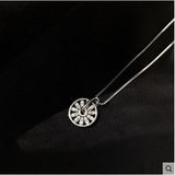 Compass necklace women Silver nz