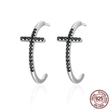 Contemporary cross earrings nz