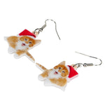 Cork cat earrings nz