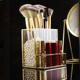 Cosmetic storage holder Golden nz