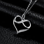 Couple heart infinity necklace nz