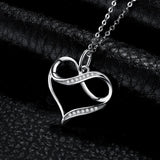 Couple heart infinity necklace nz