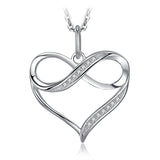Couple heart infinity necklace nz