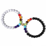 Couples 7 chakra bracelet 17 cm nz