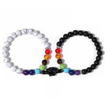 Couples chakra bracelet 17 cm nz