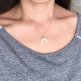 Crescent moon necklace nz