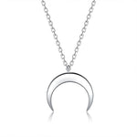 Crescent Moon Pendant Silver nz