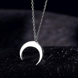 Crescent Moon Pendant Silver nz
