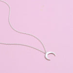 Crescent Moon Pendant Silver nz