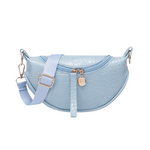 Crocodile leather bum bag Blue nz