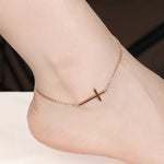 Cross anklet nz