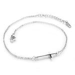 Cross anklet Silver nz