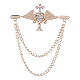 Cross brooch Gold nz