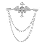 Cross brooch Silver nz