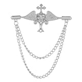 Cross brooch Silver nz