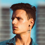 Cross chain earring nz