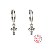 Cross earrings Silver nz