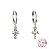 Cross earrings Silver nz