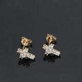 Cross earrings with cubic zirconia nz