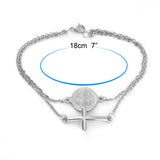 Cross medal bracelet nz