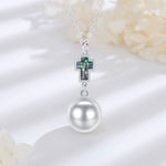 Cross Necklace with Pearl nz
