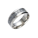 Cross ring stainless steel 52 mm / Silver nz