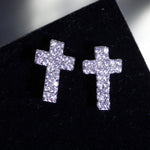 Cross zirconia earrings nz