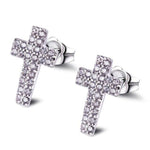 Cross zirconia earrings nz