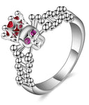 Crown Skull Ring 54 mm nz