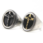 Crucifix signet ring nz
