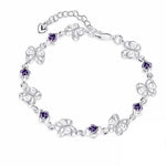 Crystal butterfly bracelet nz