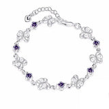 Crystal butterfly bracelet nz