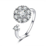 Crystal flower ring nz