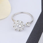 Crystal flower ring nz