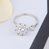 Crystal flower ring nz