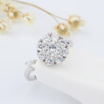 Crystal flower ring nz