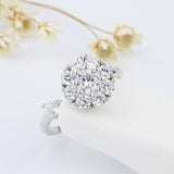 Crystal flower ring nz
