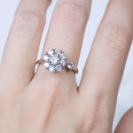 Crystal flower ring nz