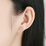 Cubic zirconia cross earrings nz