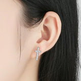 Cubic zirconia cross earrings nz