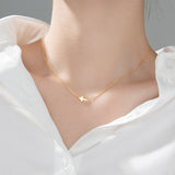 Curved cross necklace nz