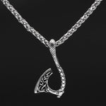 Curved Viking axe pendant nz